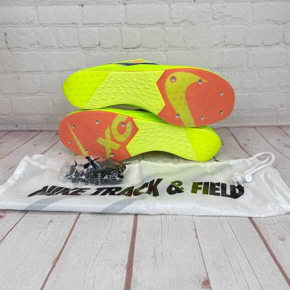 Nike ZoomX Dragonfly XC Cross Country Volt Spikes Shoes Mens Size 12 DX7992-701 - Picture 10 of 11